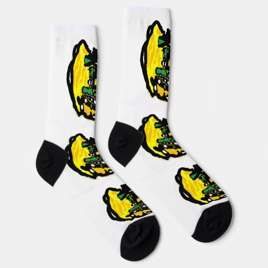 Jack o'lantern Funny Socken (Rechts)