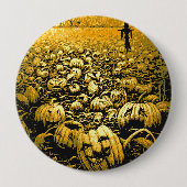 Jack O'Lantern Graveyard Button (Vorderseite)