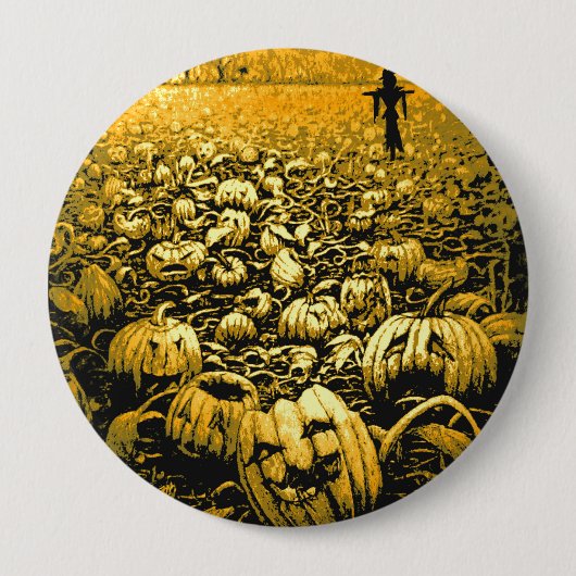 Jack O'Lantern Graveyard Button (Vorderseite)