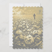 Jack O'Lantern Graveyard Einladung (Rückseite)