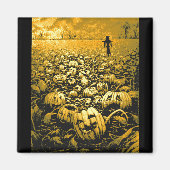 Jack O'Lantern Graveyard Magnet (Vorne)