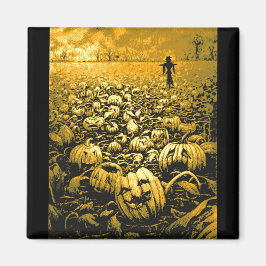 Jack O'Lantern Graveyard Magnet