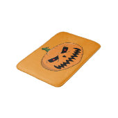 Jack O'Lantern Halloween Badematte (Schrägansicht)