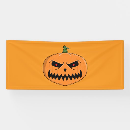 Jack O'Lantern Halloween Banner (Horizontal)