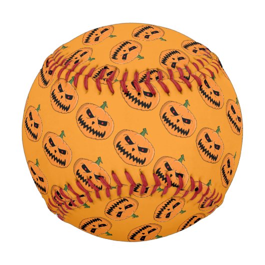 Jack O'Lantern Halloween Baseball (Vorderseite)