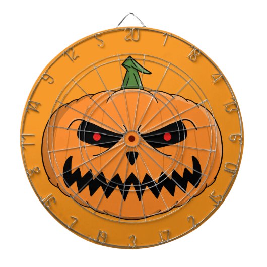 Jack O'Lantern Halloween Dartscheibe (vorne)