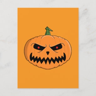 Jack O'Lantern Halloween Feiertagspostkarte