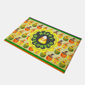 Jack o'Lantern Halloween Fußmatte (Schrägansicht)