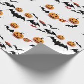 Jack O'lantern Halloween Geschenkpapier (Ecke)