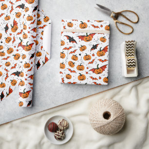 Jack O'lantern Halloween Geschenkpapier