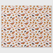 Jack O'lantern Halloween Geschenkpapier (Flach)