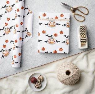 Jack O'lantern Halloween Geschenkpapier