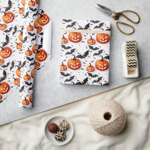 Jack O'lantern Halloween Geschenkpapier