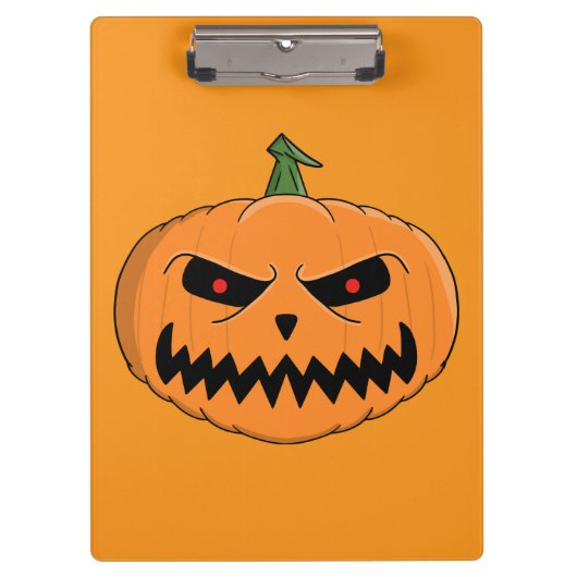 Jack O'Lantern Halloween Klemmbrett (Vorderseite)