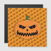 Jack O'Lantern Halloween Magnetkarte (Vorne/Hinten)