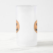 Jack O'Lantern Halloween Mattglas Bierglas (Mittel)