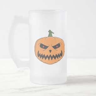 Jack O'Lantern Halloween Mattglas Bierglas