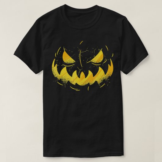 Jack Olantern Halloween Monster Evil Grin T-Shirt (Design vorne)
