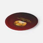 Jack o'lantern Halloween Pappteller (Schrägansicht)