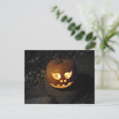 Jack O'Lantern Halloween-Party Einladung (Stehend Vorderseite)
