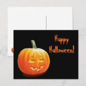 Jack O'Lantern Halloween Postcard Postkarte (Vorne/Hinten)