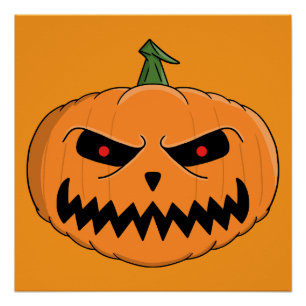 Jack O'Lantern Halloween Poster