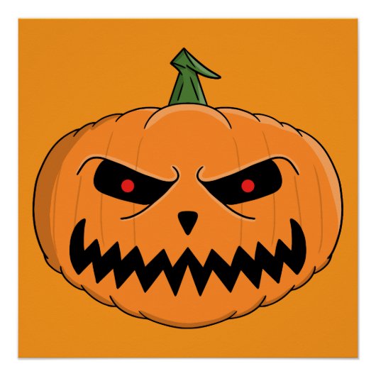 Jack O'Lantern Halloween Poster (Vorderseite)