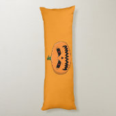 Jack O'Lantern Halloween Seitenschläferkissen (Rückseite (Vertikal))