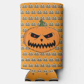 Jack O'Lantern Halloween Selters Dosenkühler (Rückseite)