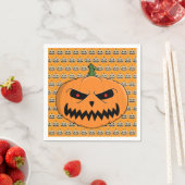 Jack O'Lantern Halloween Serviette (Beispiel)