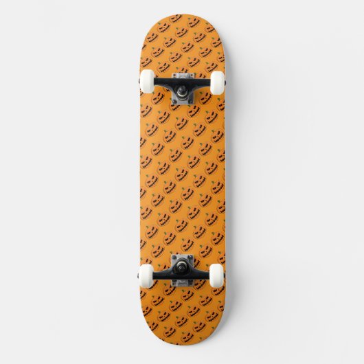 Jack O'Lantern Halloween Skateboard (Vorderseite)