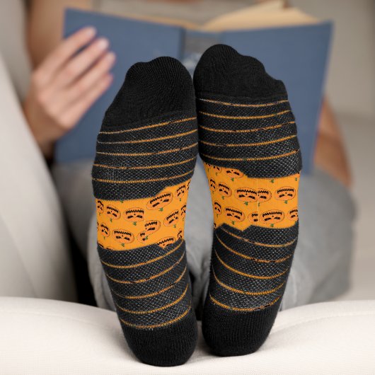 Jack O'Lantern Halloween Socken (Unterseite)
