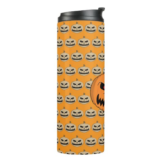 Jack O'Lantern Halloween Thermosbecher (Nach links gedreht)