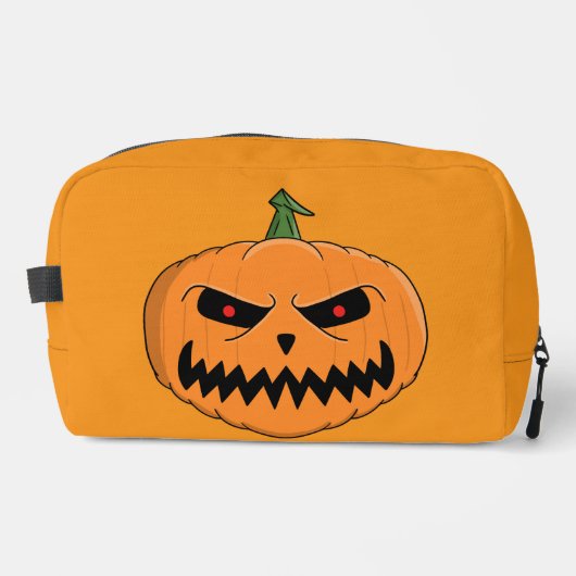 Jack O'Lantern Halloween Waschbeutel (Vorderseite)
