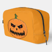Jack O'Lantern Halloween Waschbeutel (Rechte Ecke)
