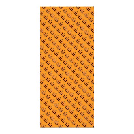 Jack O'Lantern Halloween Werbekarte (Vorne)