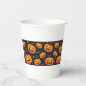 Jack O'lantern Kuss Pappbecher (Vorderseite)