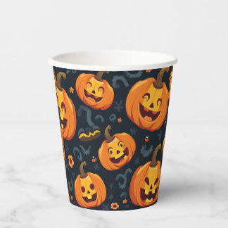 Jack O'lantern Kuss Pappbecher