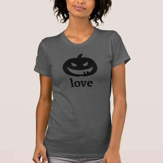 Jack O'Lantern Liebe-T - Shirt (Vorderseite)