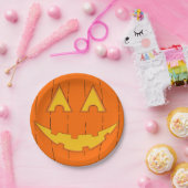 Jack O'lantern Plate Pappteller (Party)