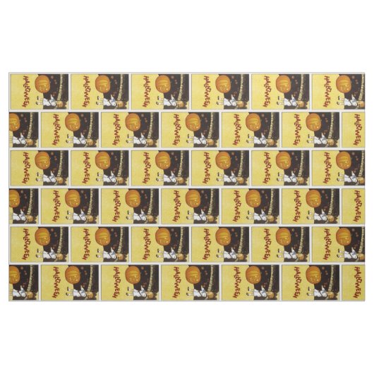 Jack o'Lantern Pumpkin Patch Halloween Stoff (Fat Quarter (45,7 x 55,9 cm))