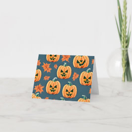 Jack-o''lantern Pumpkins Card Karte