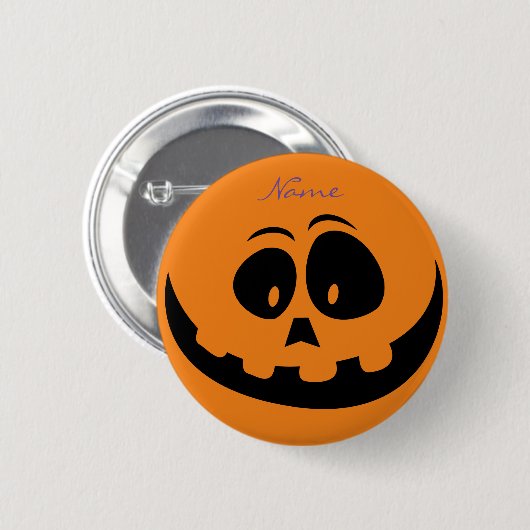 Jack O'lantern Smile Thunder_Cove Button (Vorne & Hinten)