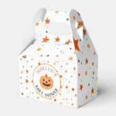 Jack o'lantern Star Pattern Halloween Kinderdusche Geschenkschachtel (Rückseite)