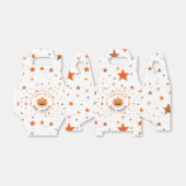 Jack o'lantern Star Pattern Halloween Kinderdusche Geschenkschachtel (Ungefaltet)