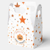 Jack o'lantern Star Pattern Halloween Kinderdusche Geschenkschachtel (Geöffnet)