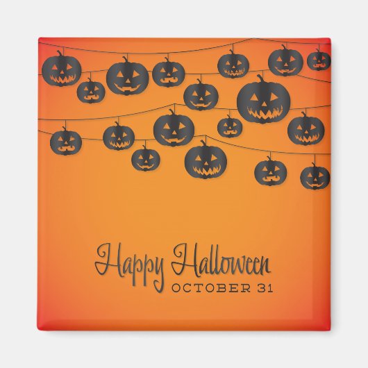 Jack O'lantern string Magnet (Vorne)