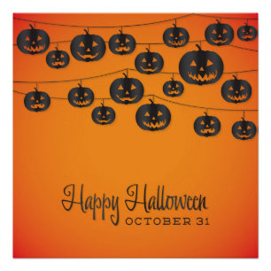 Jack O'lantern string Poster