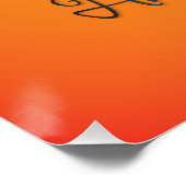 Jack O'lantern string Poster (Ecke)