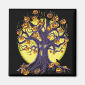 Jack O'Lantern Tree Magnet (Vorne)